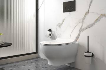 Kale Banyo D-Luna SmartAkış Tam Kanalsız Klozet ile fonsiyonel tasarım ve maksimum hijyen sunuyor